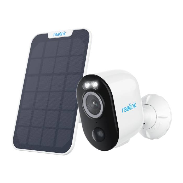 Kit camera de supraveghere exterior Reolink Argus 3 Pro B330  wireless Wi-Fi cu panou solar, 5MP, IP65, Color Night Vision