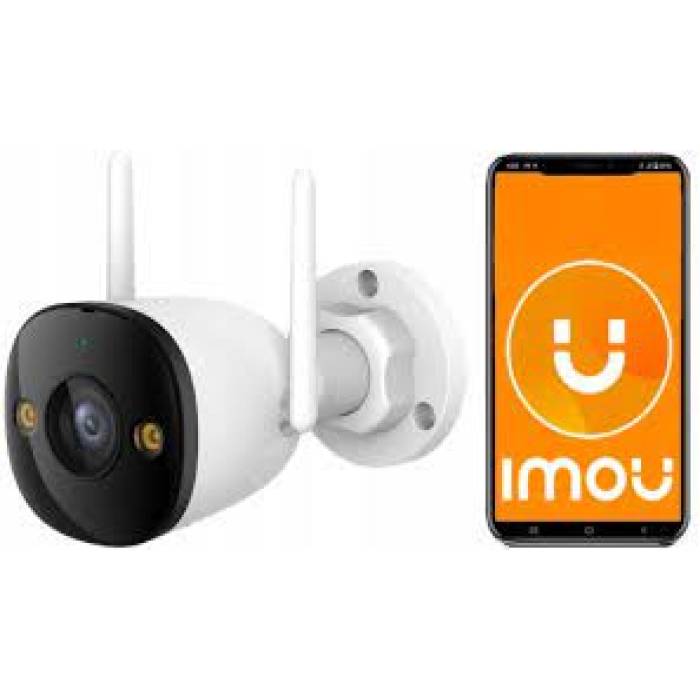 Camera de supraveghere IMOU IP Wi-Fi Bullet 3, 3MP, 2.8mm/3.6mm , Smart Night Vision, IR / lumina alba 30m, sirena, microfon, difuzor, slot card microSD IPC-S3EP-3M0WE