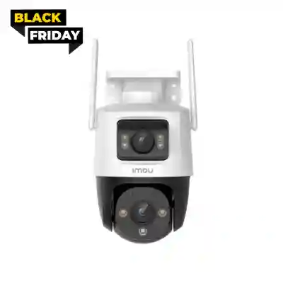 Camera supraveghere IMOU Cruiser Dual Wi-Fi, 5MP fix + 5MP rotativ, 3.6mm, IR/lumina alba 30m, sirena, microfon, difuzor, slot microSD 256GB, Smart Tracking  IPC-S7XP-10M0WED-0360B-imou