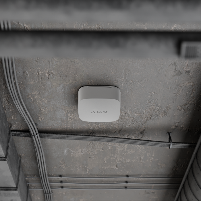 Senzor wireless pentru monitorizarea calitatii aerului Ajax LifeQuality Alb