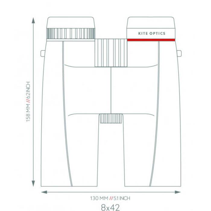 BINOCLU URSUS 8X42 BLACK