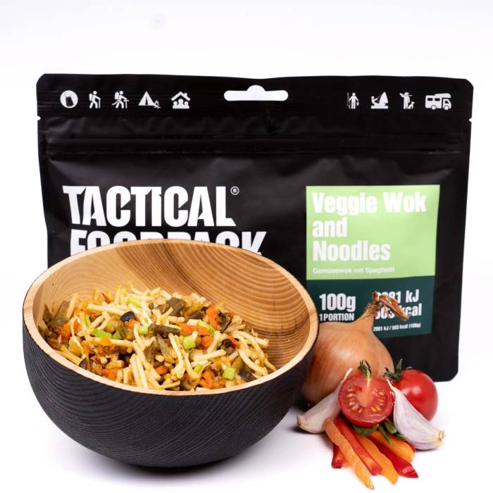 Noodles cu legume la tigaie Tactical Foodpack