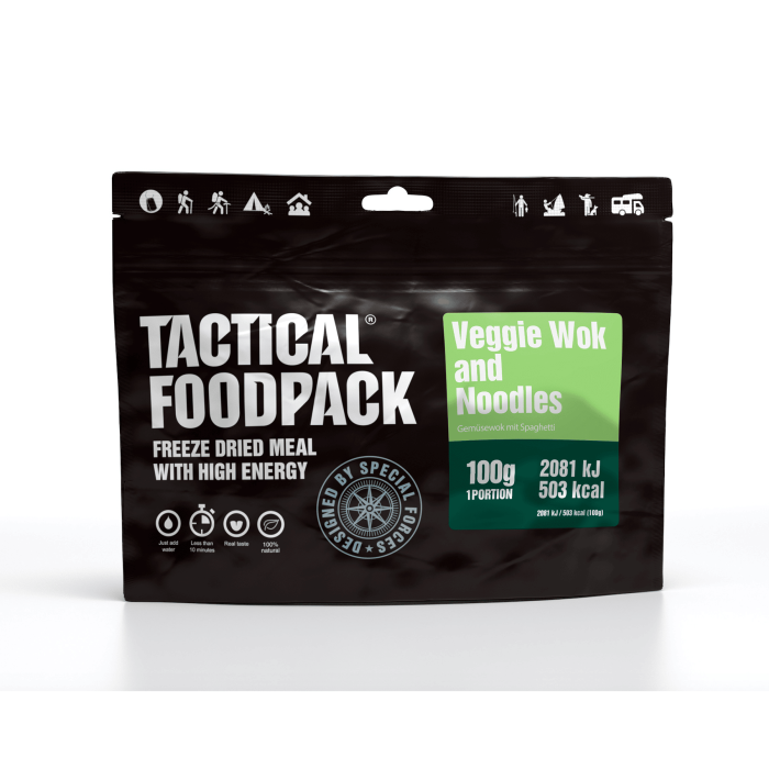 Noodles cu legume la tigaie Tactical Foodpack