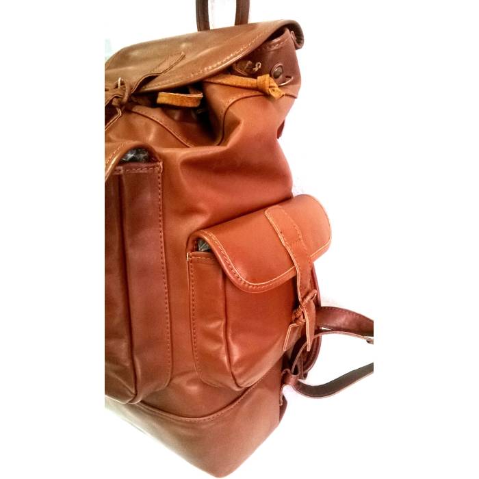 RUCSAC DIN PIELE 25L 3 BUZUNARE EXT.