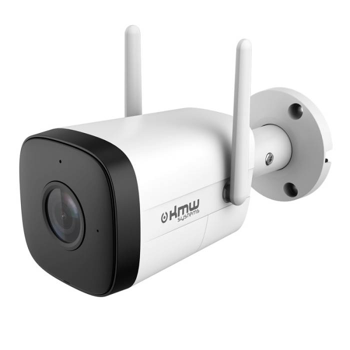 Camera supraveghere video de exterior, IP Wi-Fi bullet, 4Megapixeli KMW KM-IP420LP-ASH-W