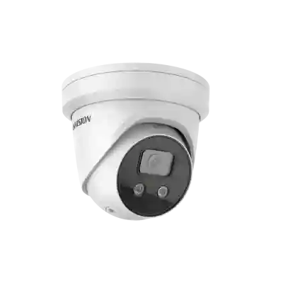 Camera supraveghere video de interior Hikvision IP turret DS-2CD2346G2-I(2.8mm)C, 4MP, Acusens