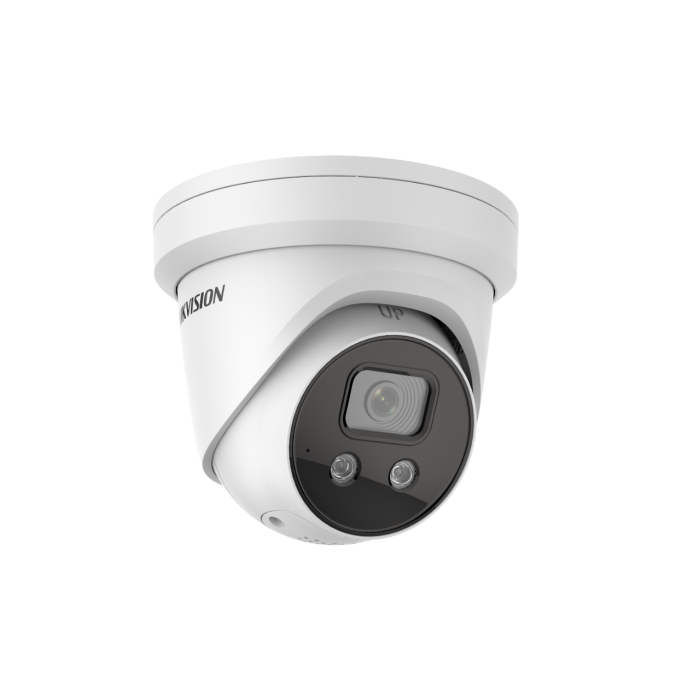 Camera supraveghere video de interior Hikvision IP turret DS-2CD2346G2-I(2.8mm)C, 4MP, Acusens