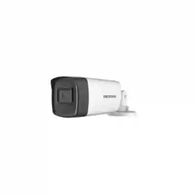 Camera supraveghere video de exterior Hikvision Turbo HD bullet DS-2CE17H0T-IT3FS(2.8mm), 5MP