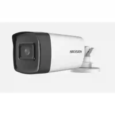 Camera supraveghere video de exterior Hikvision Turbo HD bullet DS-2CE17H0T-IT3F(3.6mm) (C), 5MP