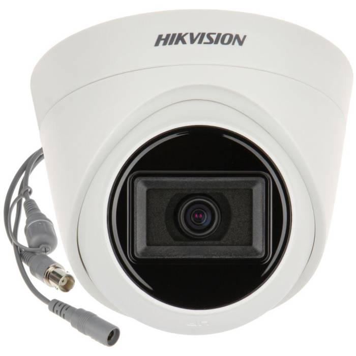 Camera supraveghere video de interior Hikvision Turbo HD turret DS-2CE78H0T-IT3F(2.8mm) (C), 5MP