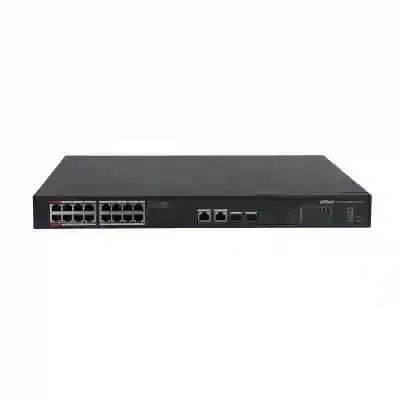 Switch PoE industrial 16 + 2 + 2 porturi Dahua PFS3220-16GT-240