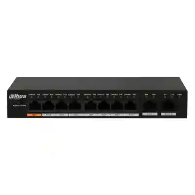 Switch PoE industrial 8 + 2 porturi Dahua PFS3010-8ET-96