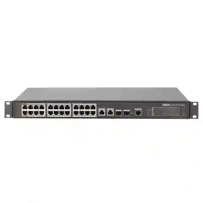 Switch PoE indutrial cu management 24 + 2 + 2 porturi Dahua PFS4226-24ET-360